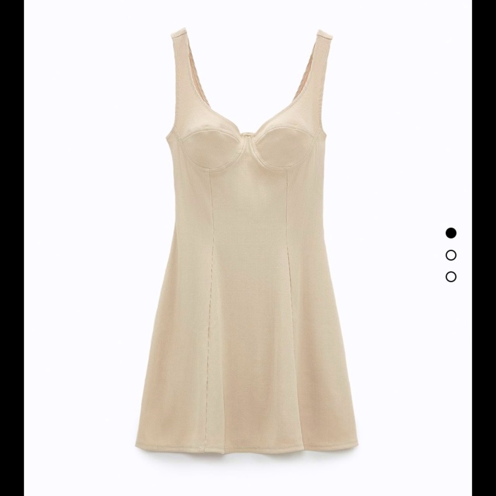 2x40$ ZARA NWT RIBBED MINI DRESS